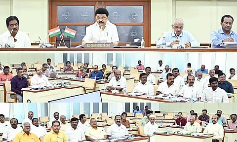 Tamil Nadu traders welfare meeting held at the Secretariat on Tuesday