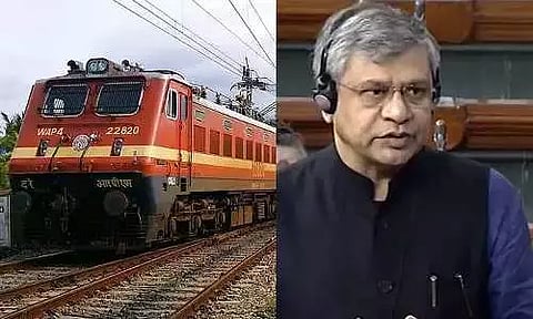 Representative image; Union Railway Minister Ashwini Vaishnaw