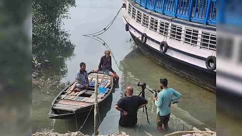 During the shoot of a visual series