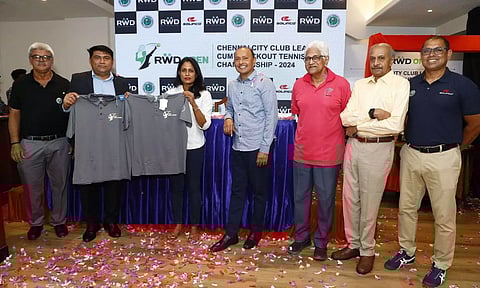 From left to right (Hiten Joshi, WS Habib, Sai Jayalakshmi, Vivek reddy, Prem kumar karra, B. Venkatasubramaniam , Rajeev vijaykumar