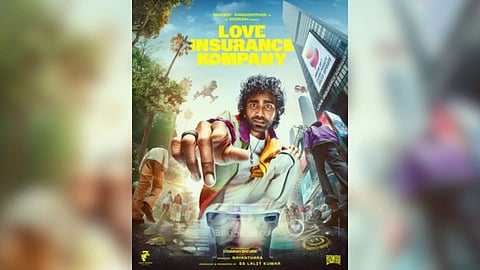 First Look poster of 'Love Insurance Kompany' (X/@VigneshShivN)