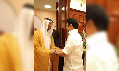 CM M K Stalin on Thursday hosted United Arab Emirates Minister for Economy Abdulla bin Touq Al Marri&nbsp;