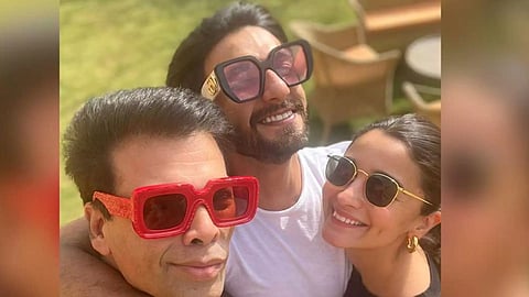 Karan Johar, Ranveer Singh, and Alia Bhatt (Instagram)