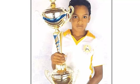 Kishore, a student died during javelin throw practice (Dailythanthi)