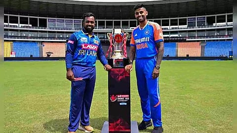 Sri Lanka skipper Charith Asalanka won the toss and elected to bowl against India