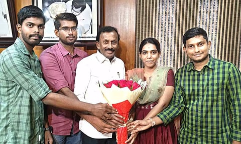 Candidates from Manidhanaeyam IAS Free Coaching Academy