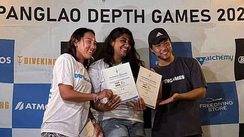 Archana Sankara Narayanan With Two National Records in Freediving for India