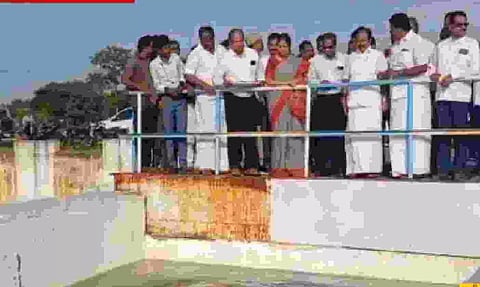Salem Collector inaugurates irrigation of dry lakes via Mettur-Sarabanga scheme