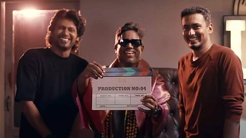 Rio Raj, Yuvan Shankar Raja and Swineeth S Sukumar in the announcement video of the film (Photo: U1 Records/X)
