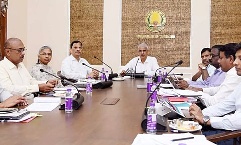TN CS holds review with collectors of Delta and Western Ghats districts