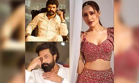 Nandamuri Balakrishna,  Pragya Jaiswal, Bobby Deol (IANS)