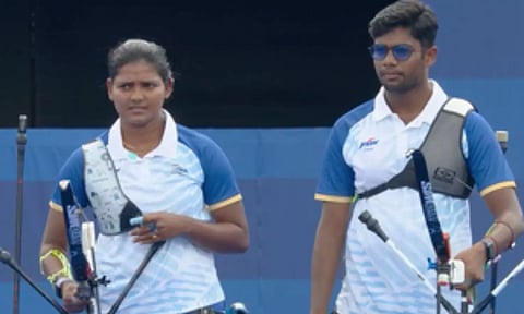 Indian Archery Players Ankita Bhakat and Dhiraj Bommadevara (IANS)