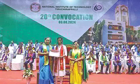 Convocation ceremony at NIT Tiruchy, on Saturday