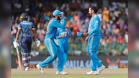 Players on the field (Photo:X-@BCCI)