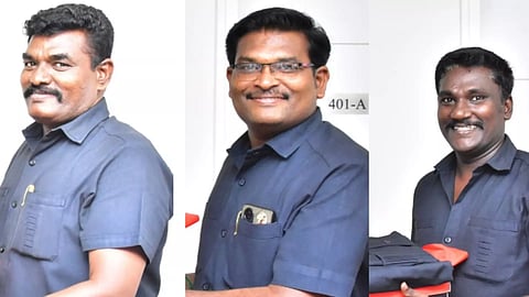 L TO R: Pachaimuthu, Amritharaj, Pulisekar