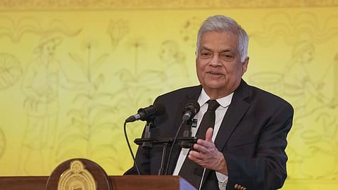 Sri Lankan President Ranil Wickremesinghe (AP)&nbsp;