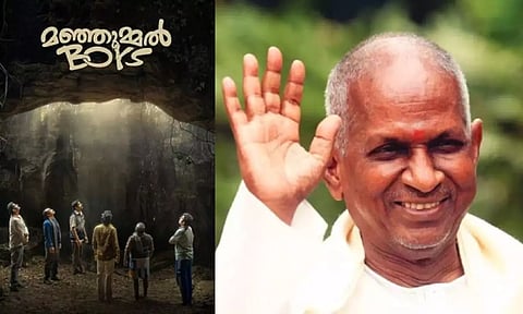 (L to R) Manjummel Boys poster; Illayaraja (Credits: X)