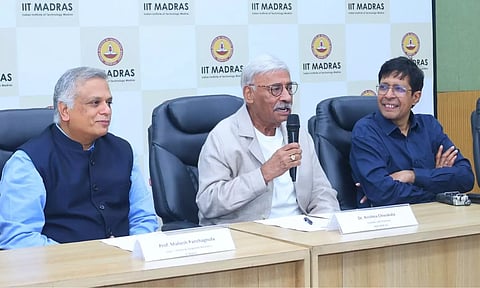 IIT-M Alumni Krishna Chivukula during reports meeting