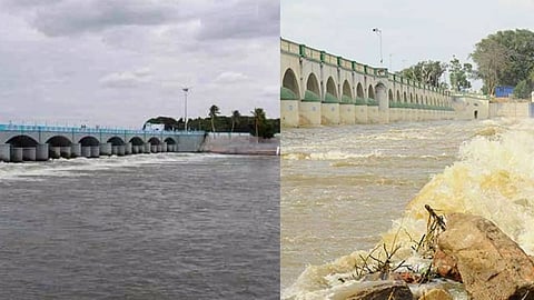 Cauvery and Kollidam rivers&nbsp;