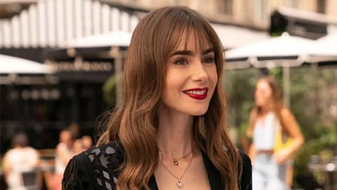 &nbsp;Lily Collins from the series "Emily in the Paris" (Photo/X)