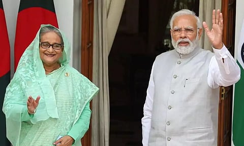 Sheikh Hasina and PM Modi