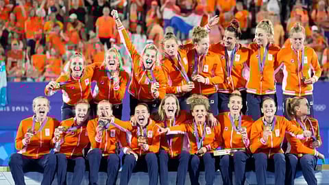The Netherlands women's hockey team (AP)