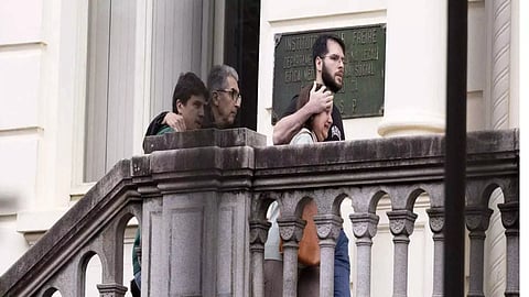 &nbsp;Families of victims of an airliner crash in Brazil&nbsp;