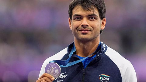 Neeraj Chopra after winning silver medal in Olympics 2024
