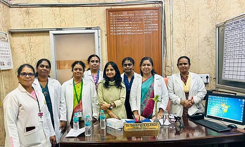 Health secretary Supriya Sahu recently visited the patients at the Government RSRM Hospital in Royapuram.