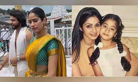 Janhvi Kapoor, Shikhar Pahariya, Sridevi (Image Source: ANI, Instagram)