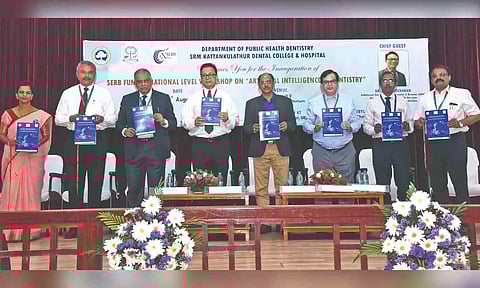 Workshop on AI in Dentistry held at SRM Kattankulathur