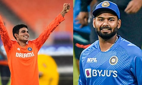 Shubman Gill and Rishabh Pant&nbsp; (PTI)