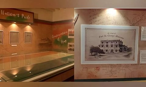 Chennai: Tricolour flag hoisted in 1947 at Fort St George preserved for public view