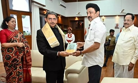 CM Stalin attends Governor Ravi's 'At Home' reception