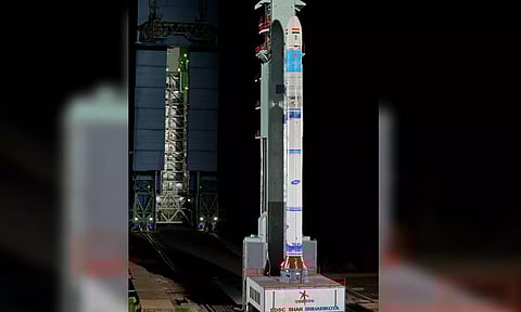 Countdown for the launch of Earth Observation satellite EOS-8 begins at Sriharikota, Andhra Pradesh in Sriharikota (PTI)