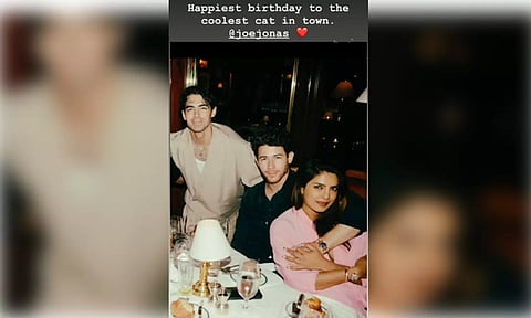 &nbsp;Priyanka Chopra Jonas wished her brother-in-law, Joe Jonas