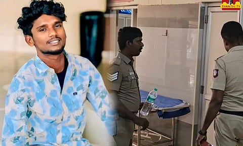 Akilan; Visual from Hospital (Photo: Thanthi tv)&nbsp;