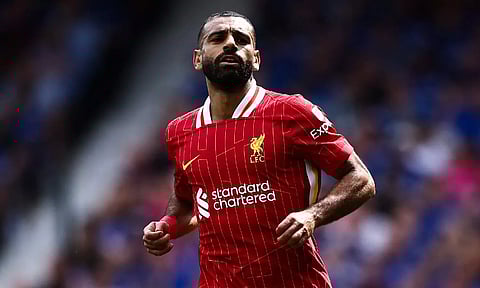 &nbsp;Mohamed Salah in action against Ipswich Town&nbsp;