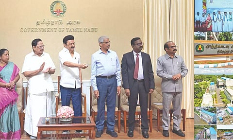 CM Stalin virtually launches the project in the presence of Water Resources Minister Duraimurugan, Chief Secretary Shiv Das Meena