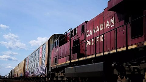 Canadian Pacific trains at Toronto (AP)&nbsp;