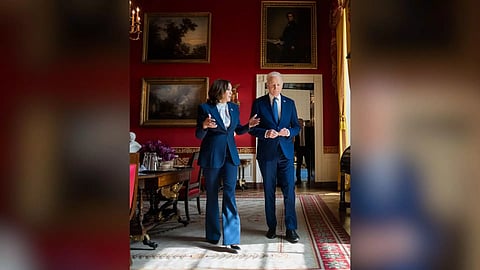 Kamala Harris and Joe Biden (PTI)