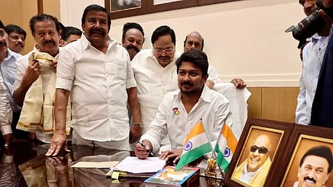 Udhayanidhi Stalin takes up as a Minister in the Tamil Nadu cabinet