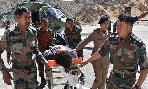 Seven dead, 20 injured after bus plunges into gorge in Ladakh; Army troops evacuate victims