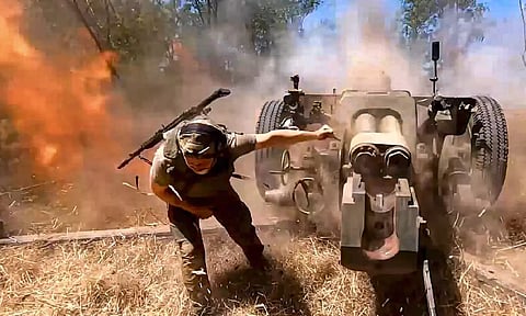 Visuals from the spot (AP)