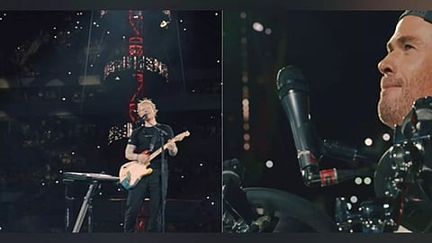 Ed Sheeran, Chris Hemsworth (Photo/Instagram )