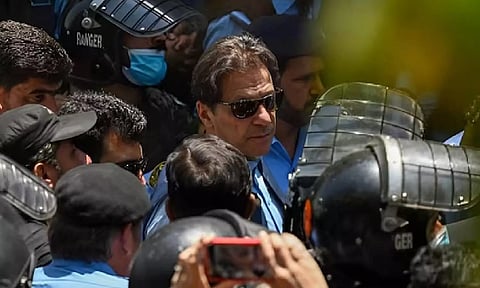 Pakistan's jailed former prime minister Imran Khan (AFP)