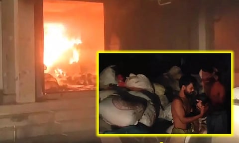 Massive fire breaks out at Tirupur knitwear unit