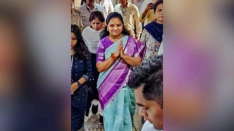 BRS leader K Kavitha (PTI)