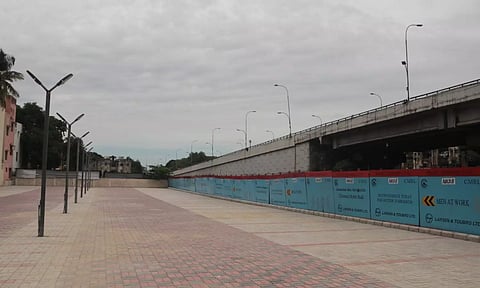 Additional parking facility has been made at Thirumangalam Metro Station