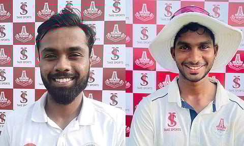 (L-R) Jaymeet Patel,  M Siddharth